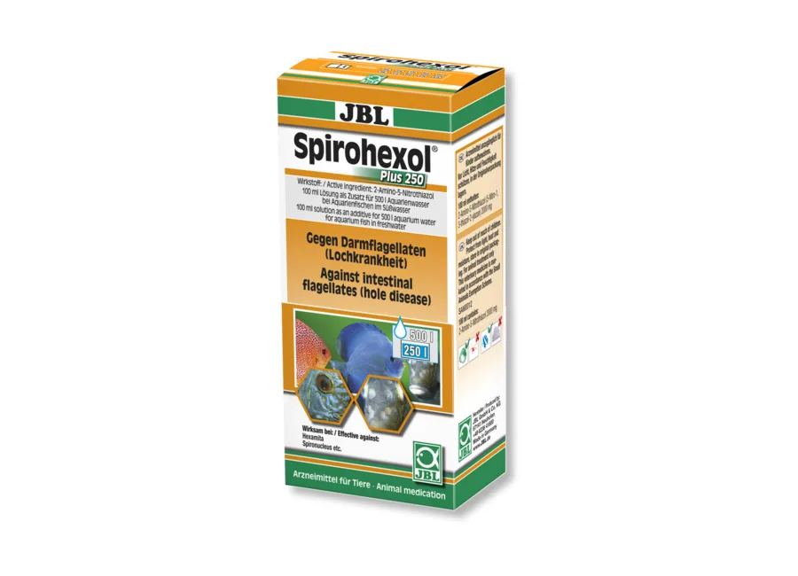Produktabbildung: Bekämpfe Darmflagellaten und die Lochkrankheit mit JBL Spirohexol Plus