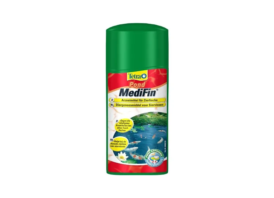 Produktabbildung: Tetra Pond MediFin zur Behandlung von Teichfischen